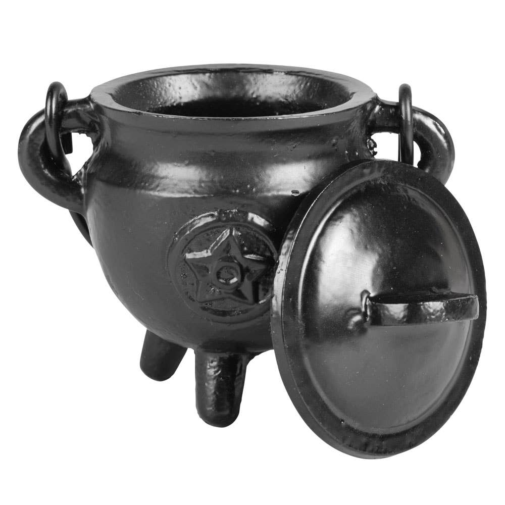 Cast Iron Cauldron Pentagram