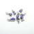Tanzanite Freeform Sterling Silver Pendant