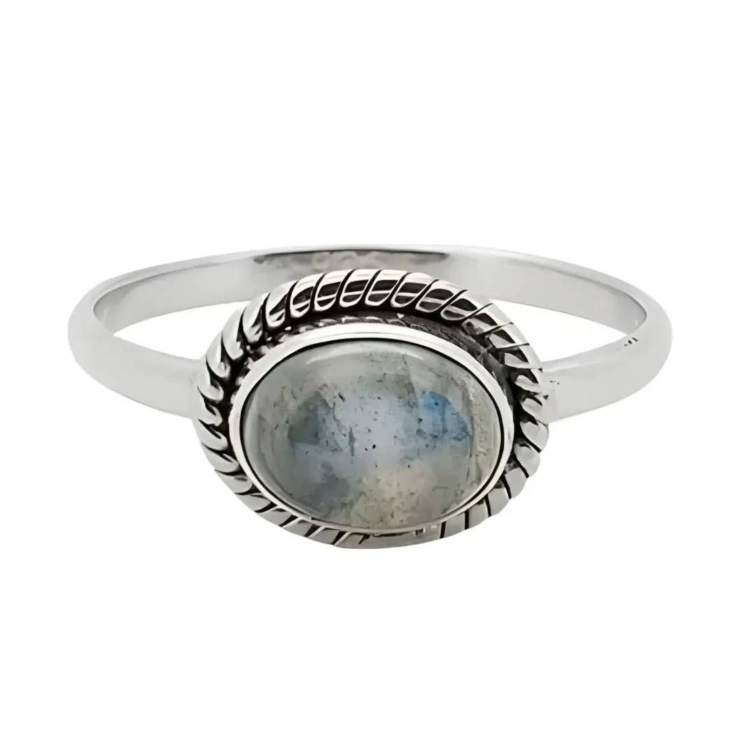Labradorite Sterling Silver Ring