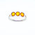 Carnelian Sterling Silver Ring 925 Three Stone