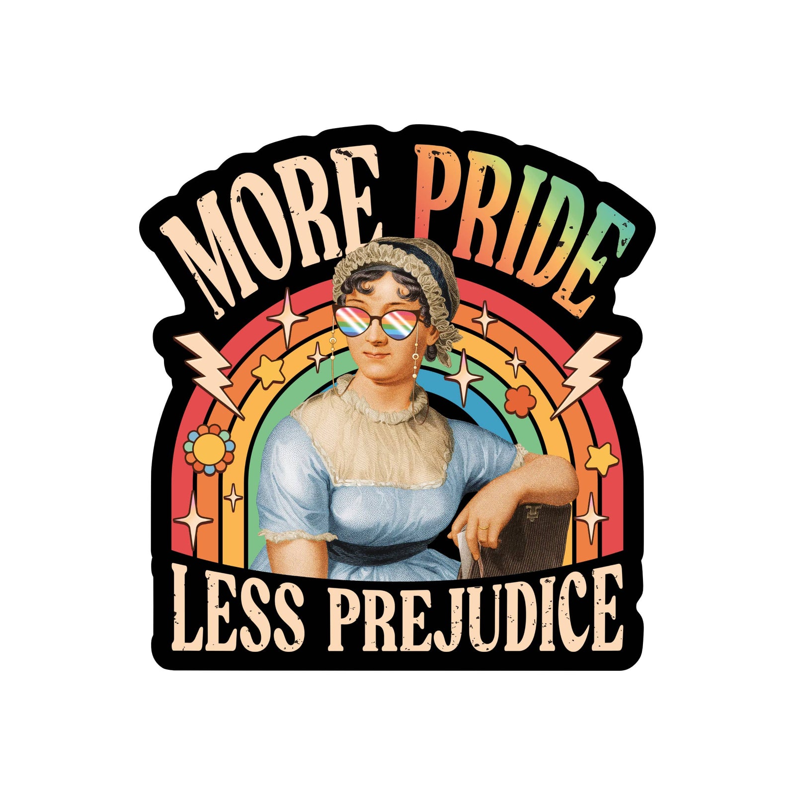 Austen LGBTQ Rights Pride Equality High Quality Vinyl Sticker