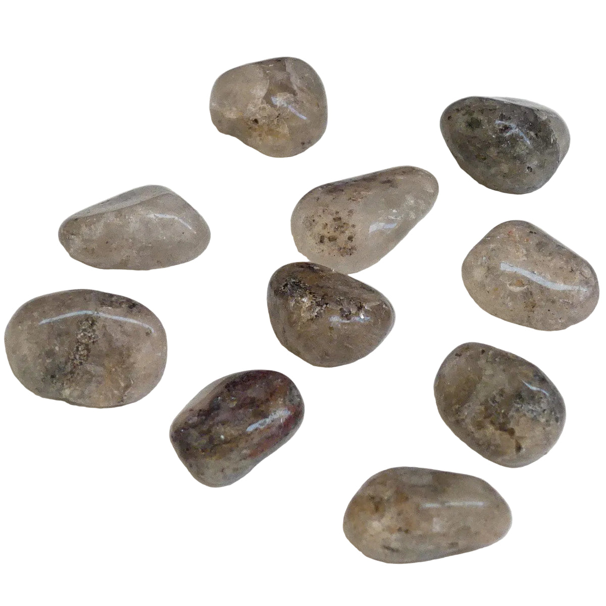 Actinolite With Quartz Tumbles