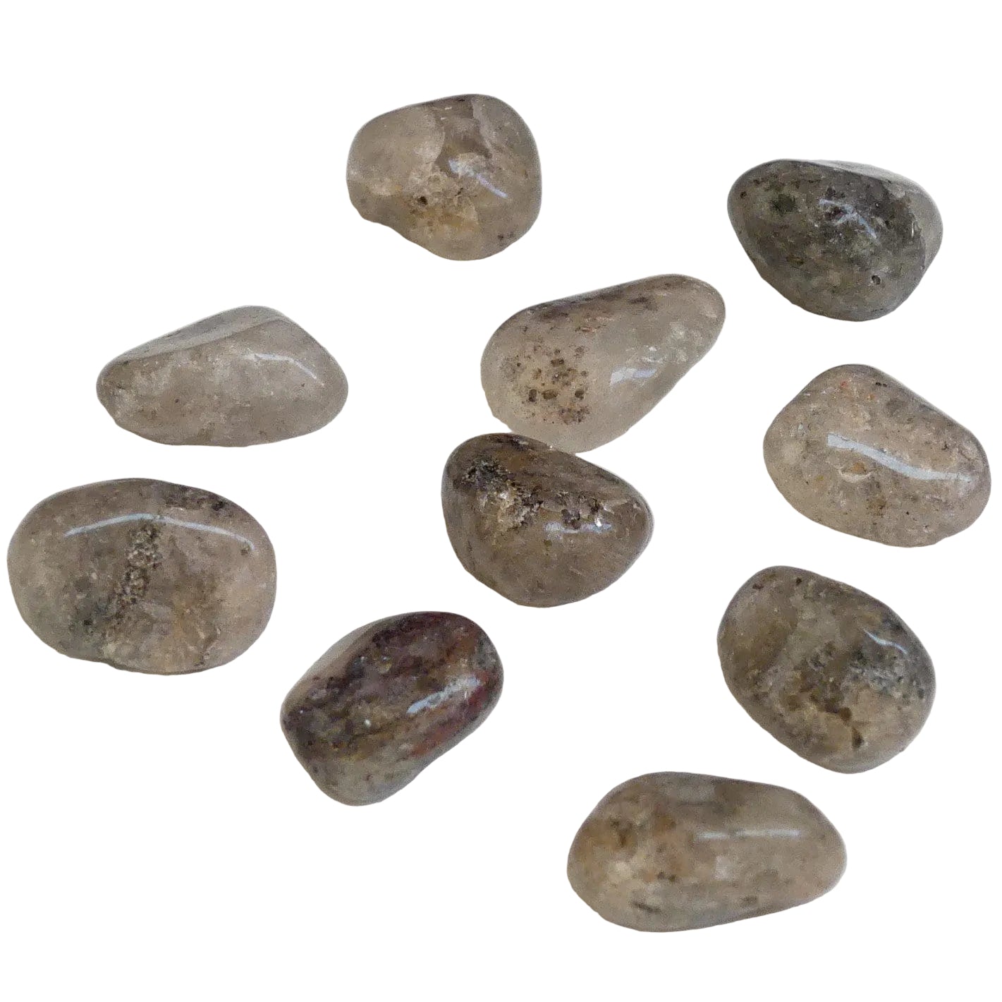 Actinolite With Quartz Tumbles