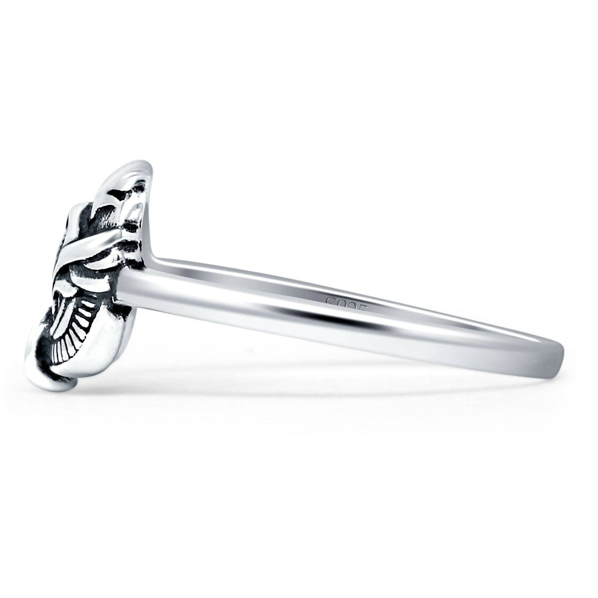 Owl Ring Oxidized Vintage Style