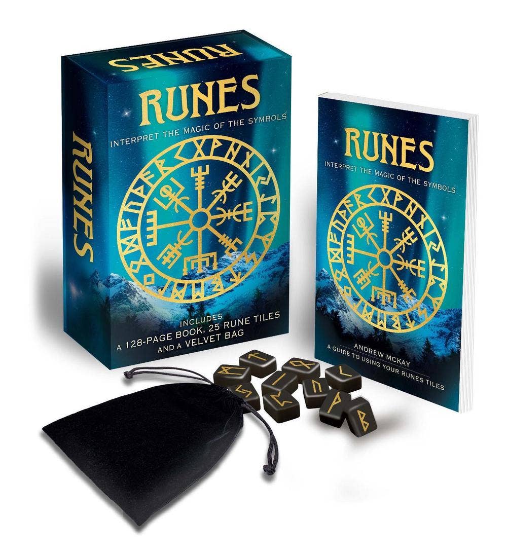 Runes Book &amp; Card Deck (Arcturus Oracle Kits)