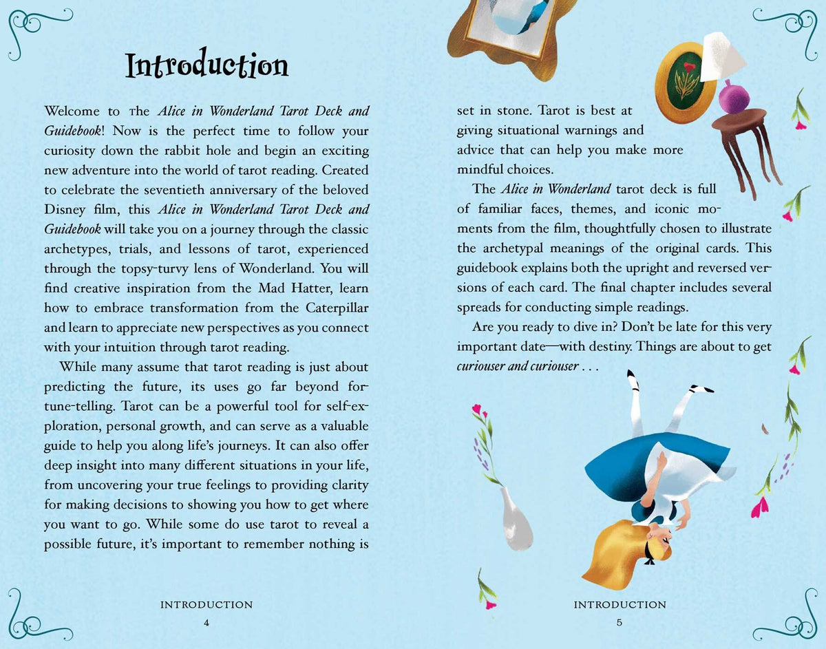 Disney Alice in Wonderland Tarot Deck and Guidebook