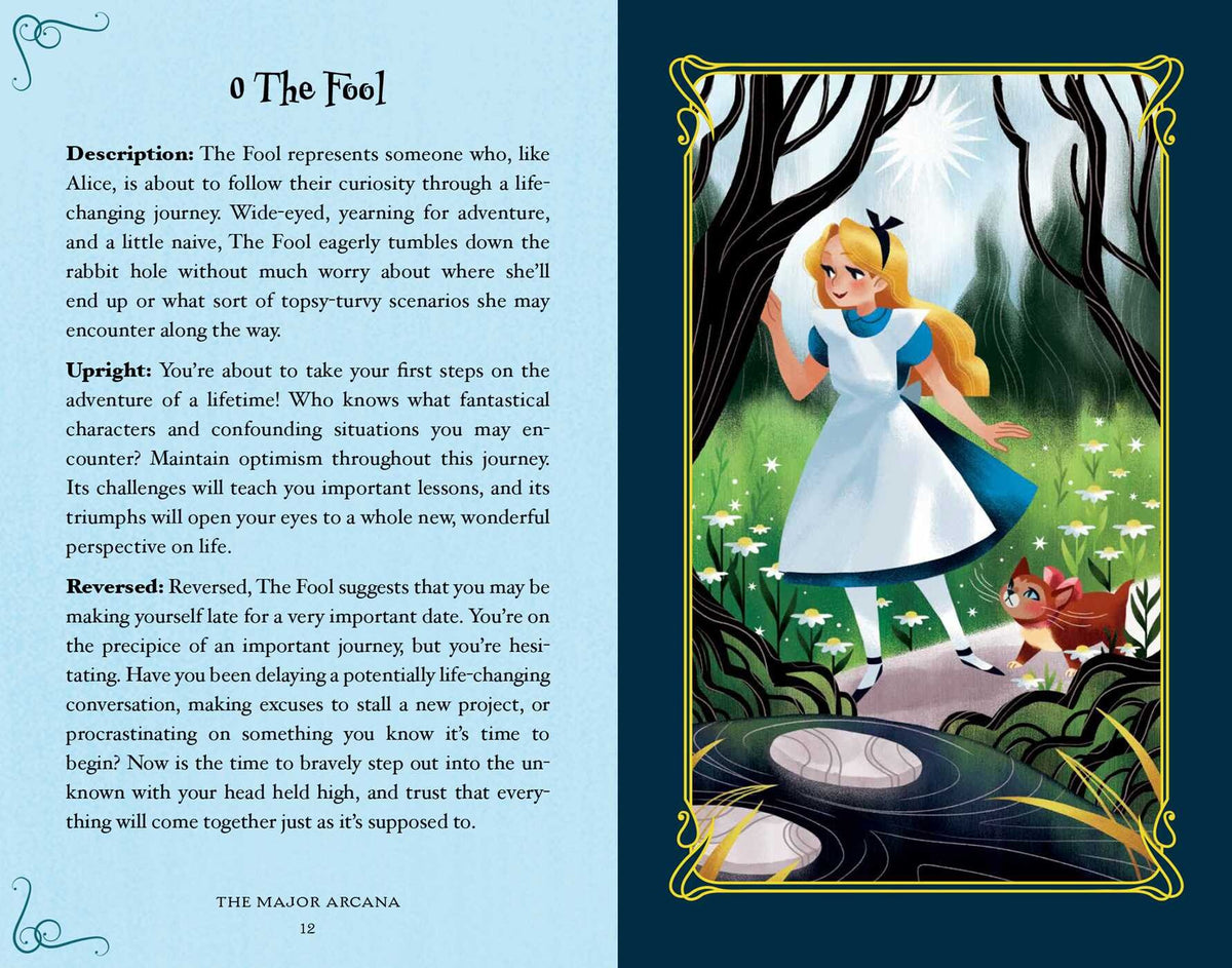 Disney Alice in Wonderland Tarot Deck and Guidebook