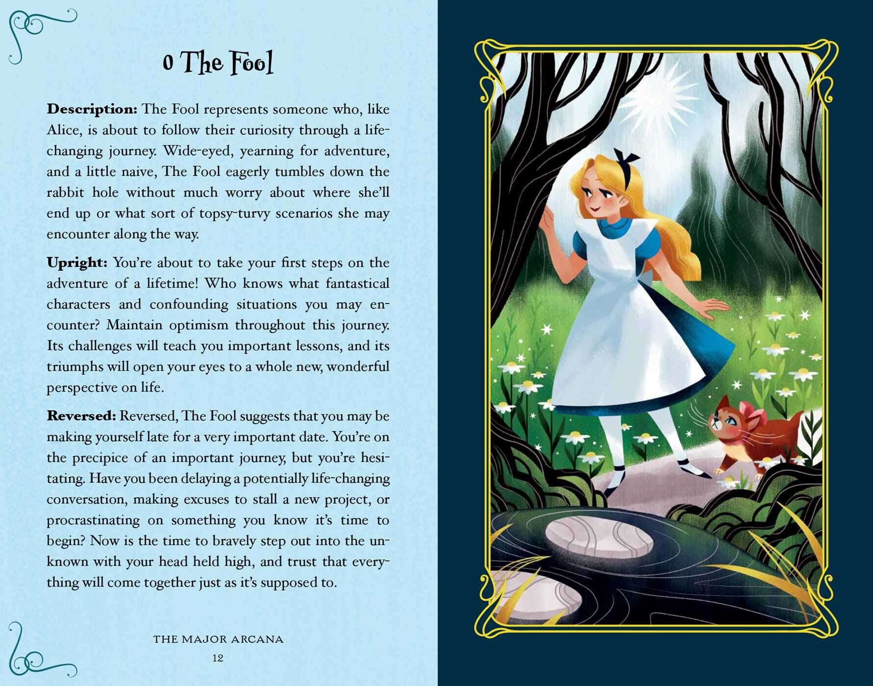Disney Alice in Wonderland Tarot Deck and Guidebook