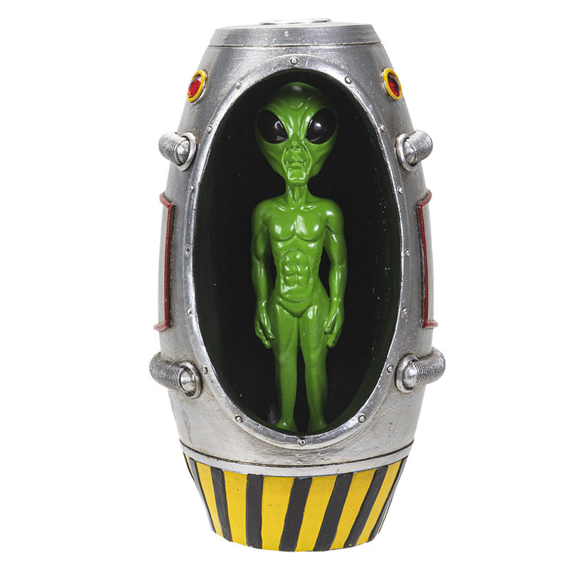 Alien in Space Pod Incense Backflow Cone Burner