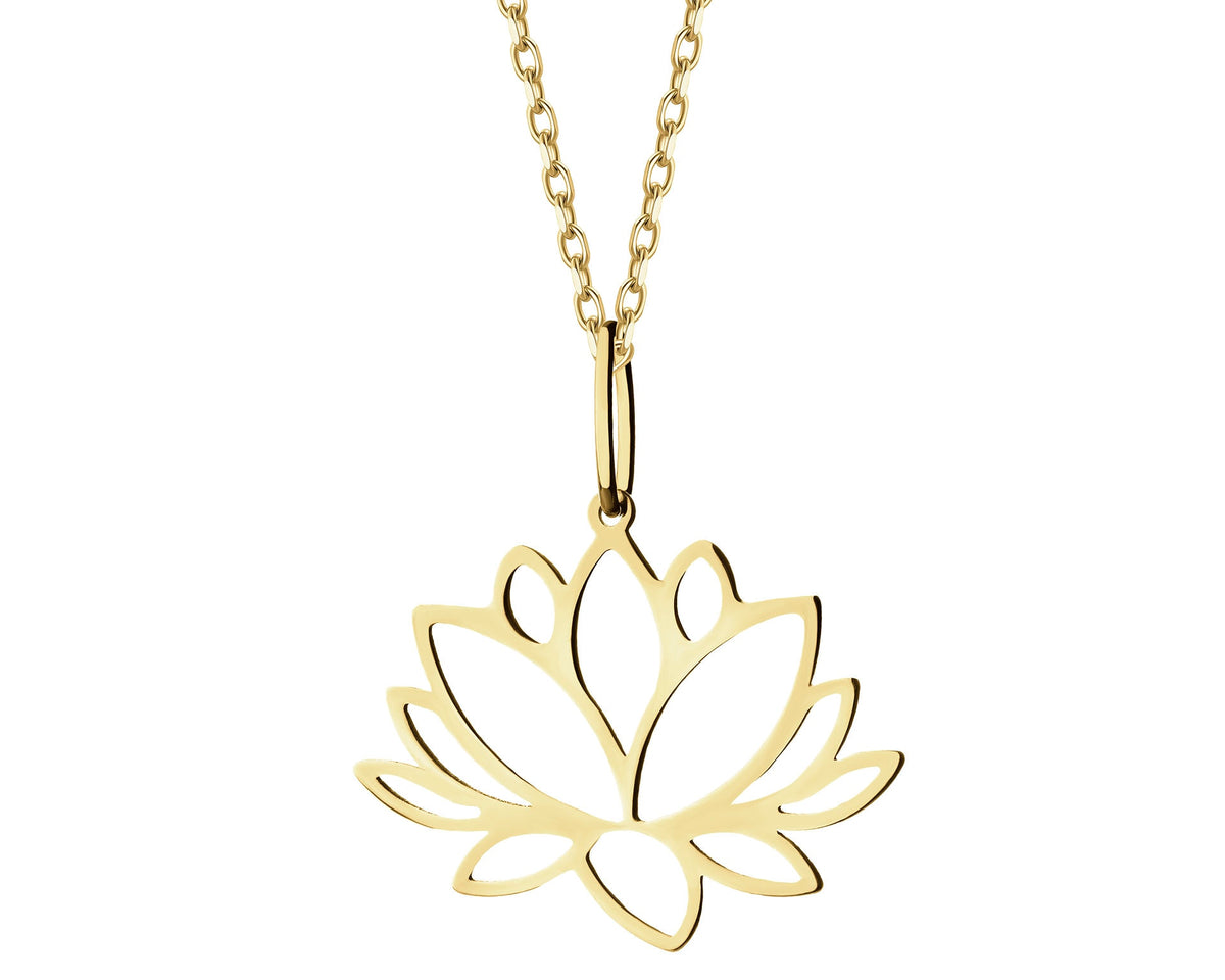 Lotus Gold-Toned Necklace