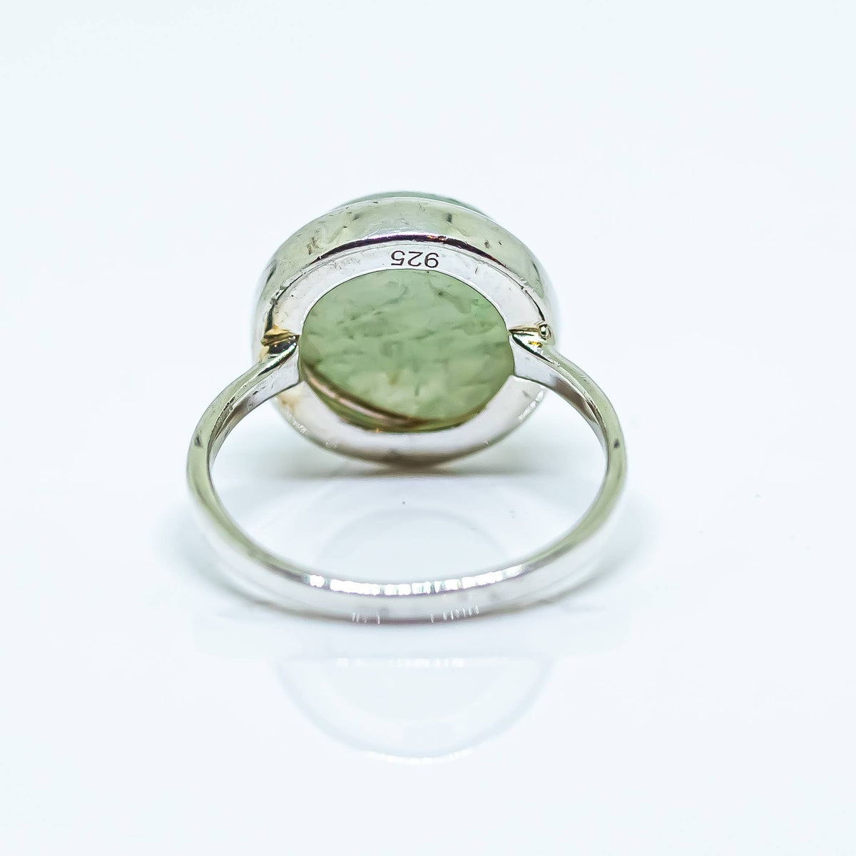 Green Aventurine Gemstone Ring Sterling Silver 925