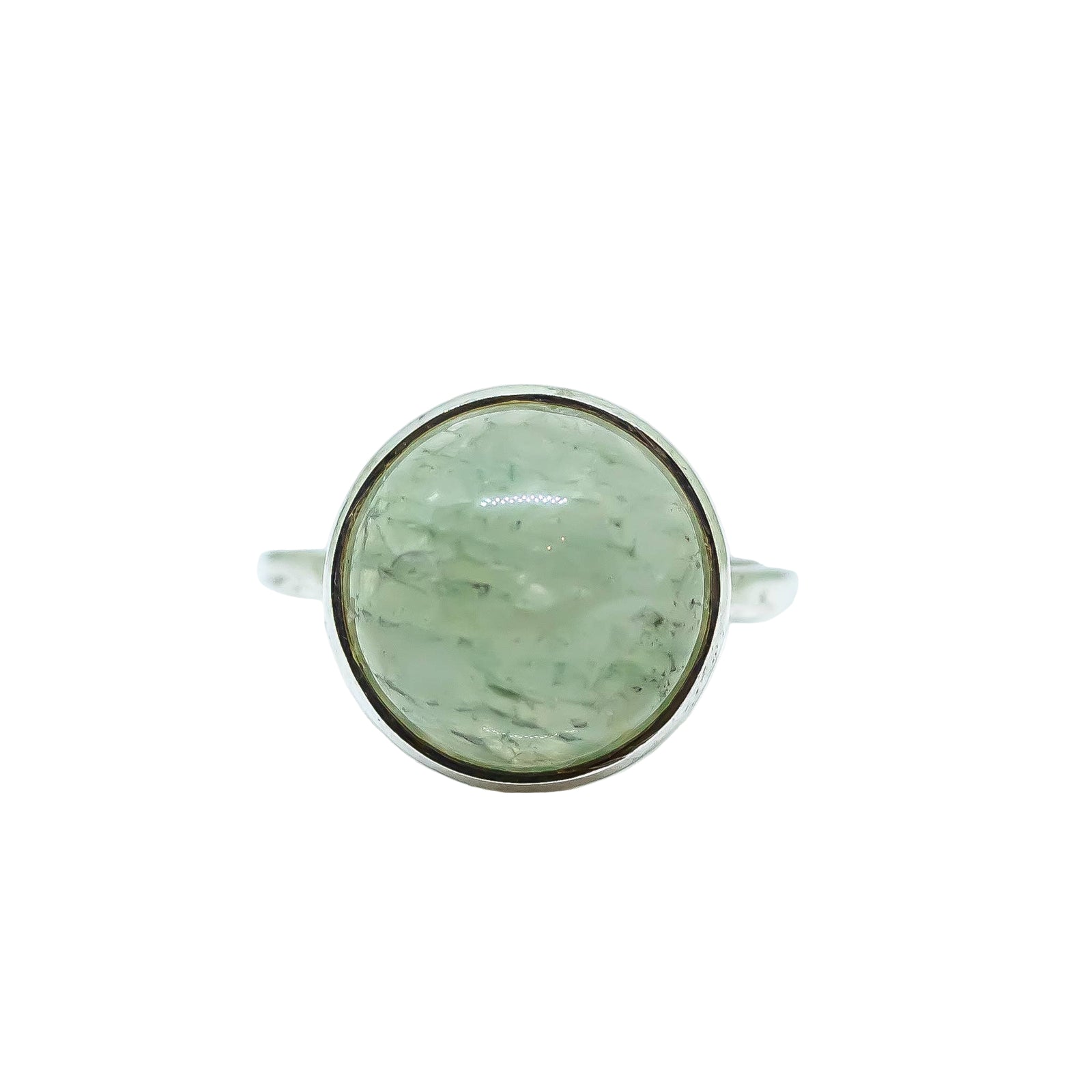 Green Aventurine Gemstone Ring Sterling Silver 925