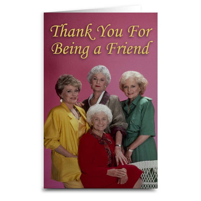 Golden Girls Inspired "Thank You" Card