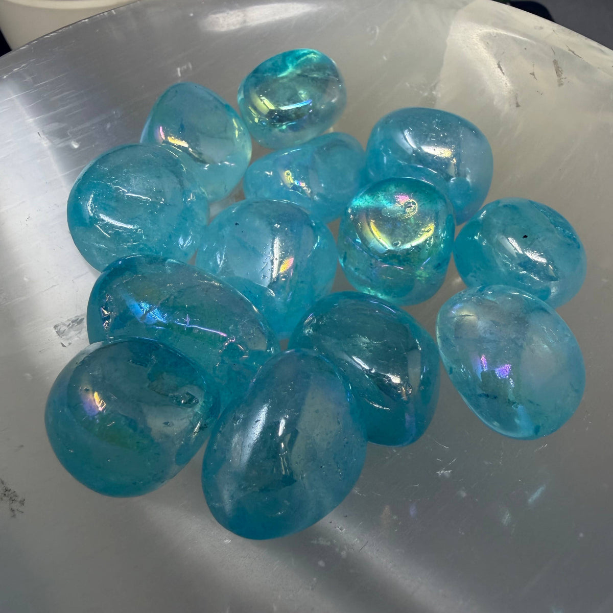 Angel Aura Quartz Tumble (Clear Quartz)
