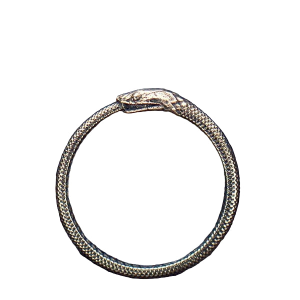 Ouroboros Snake Ring Sterling Silver