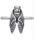 Sterling Silver Cicada Ring