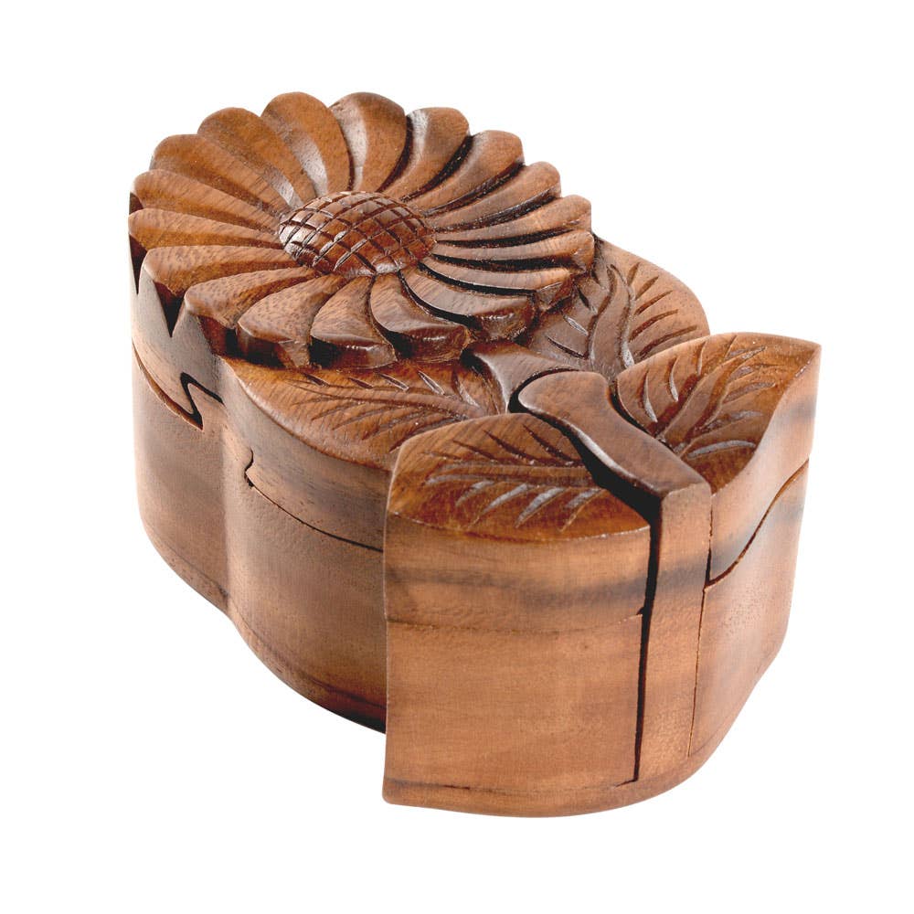 Sunflower Puzzle Box