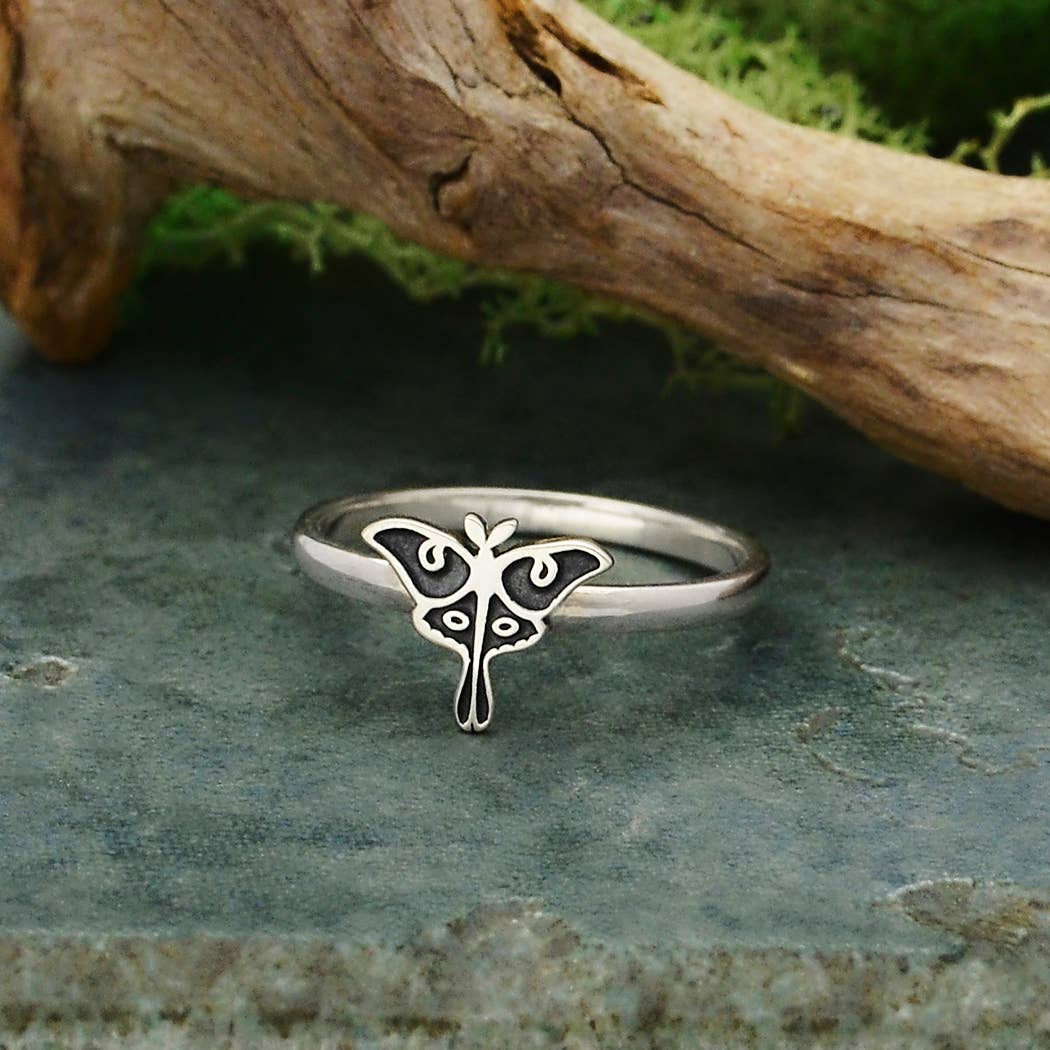 Little Luna Moth Ring
