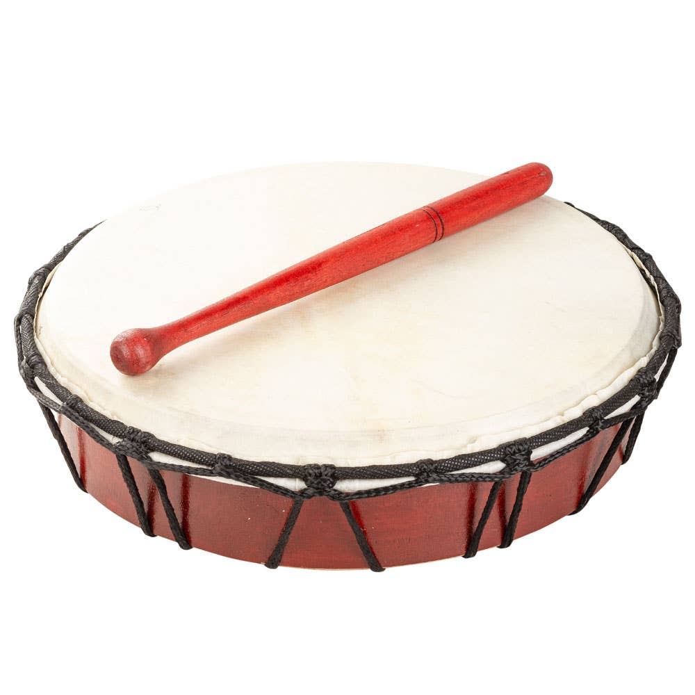 12" Ceremonial Drum With Drumstick