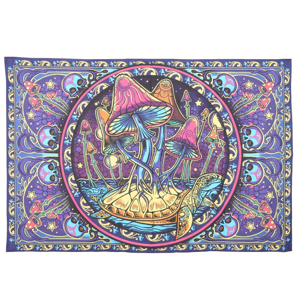 3D Single Mushroom Tapestry 45x30