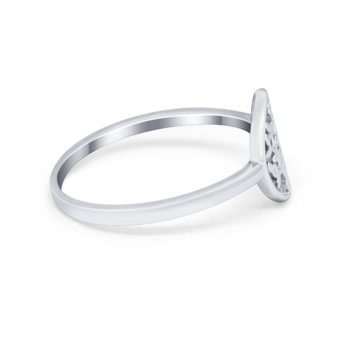 Petite Dainty Tree of Life Ring Band
