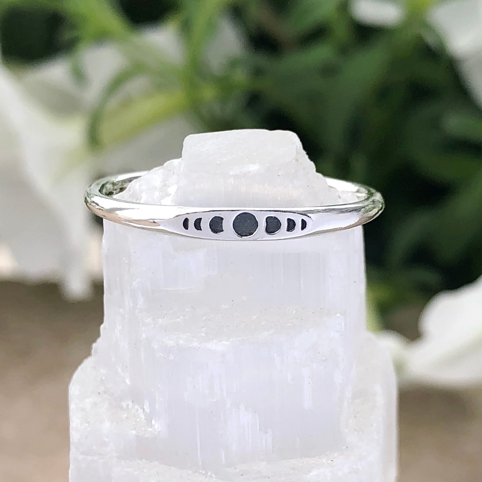 Tiny Moon Phases Ring