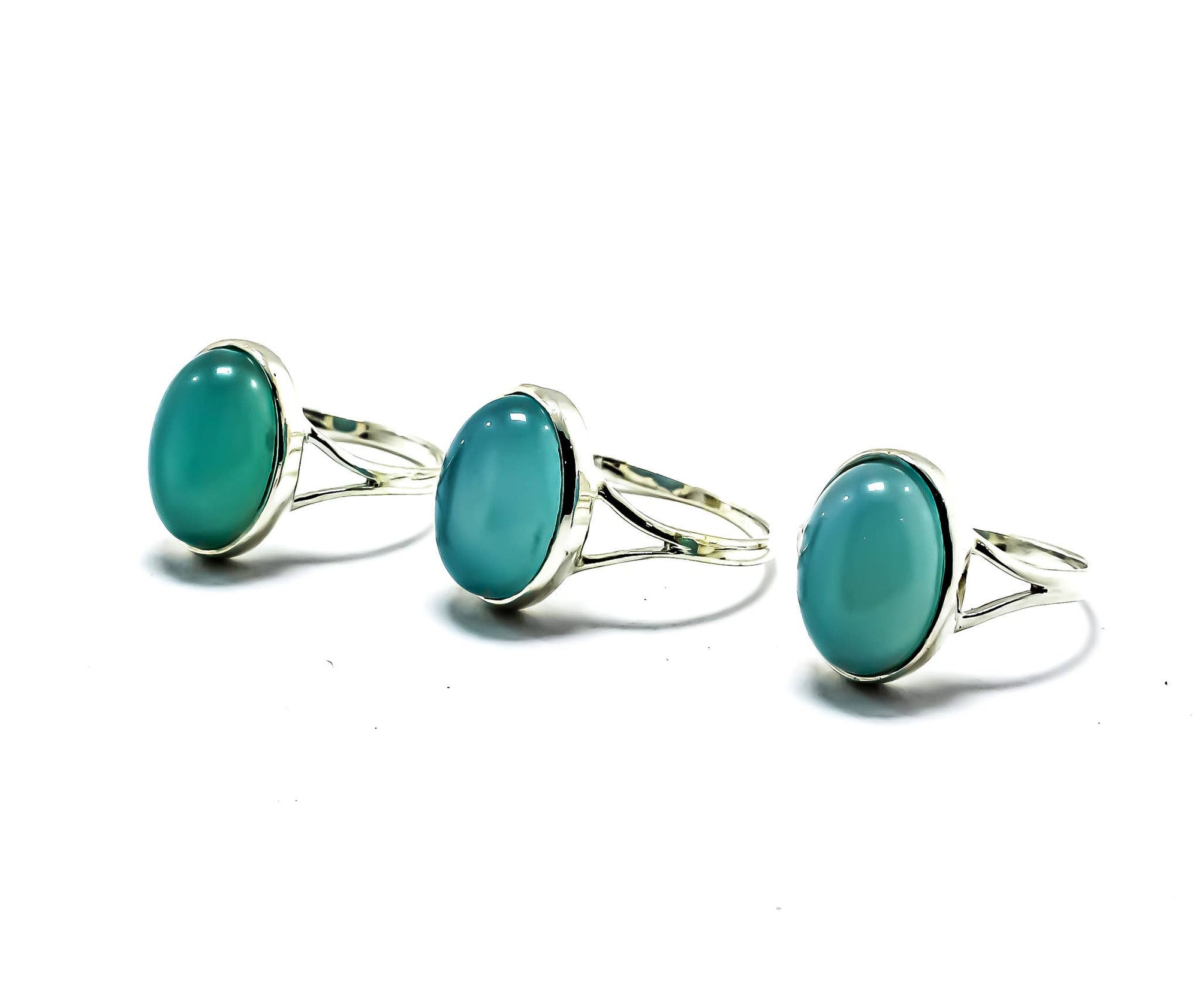 Chalcedony Ring Sterling Silver 925