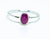 Ruby Ring Sterling Silver