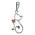 Cognac Amber Silver Cat Pendant