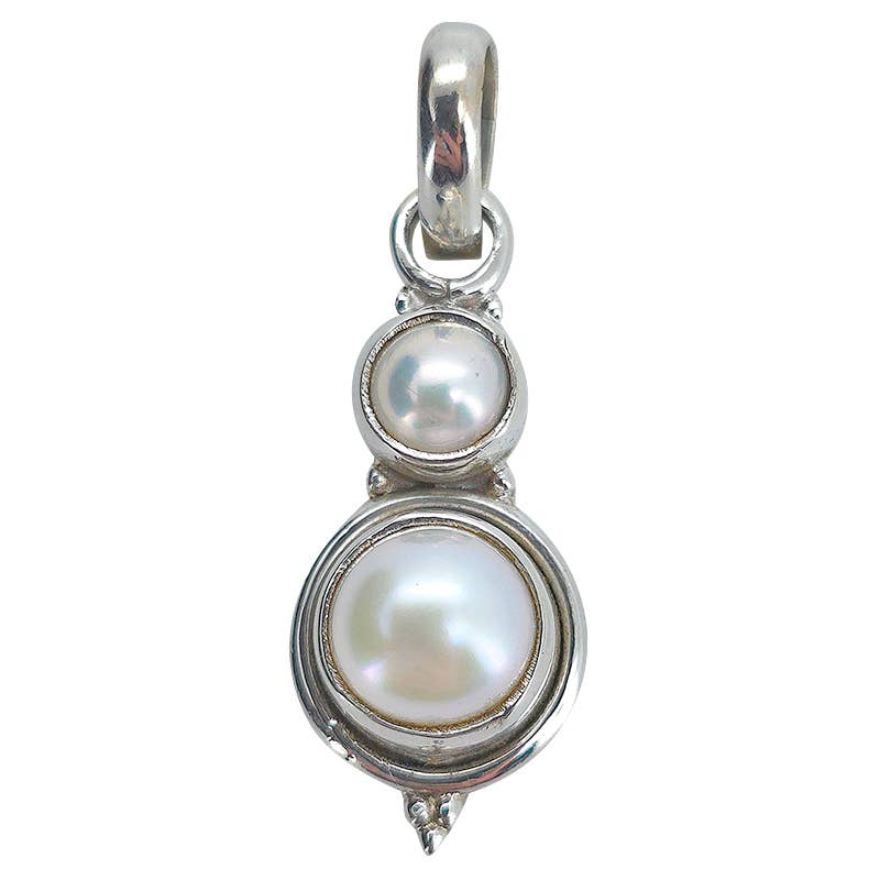 Pearl Sterling Silver Pendant
