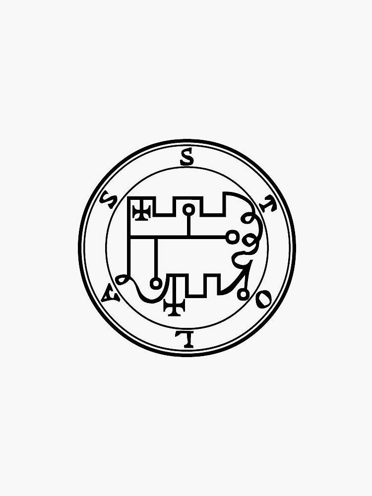 Sigil of Stolas Stainless Steel Necklace