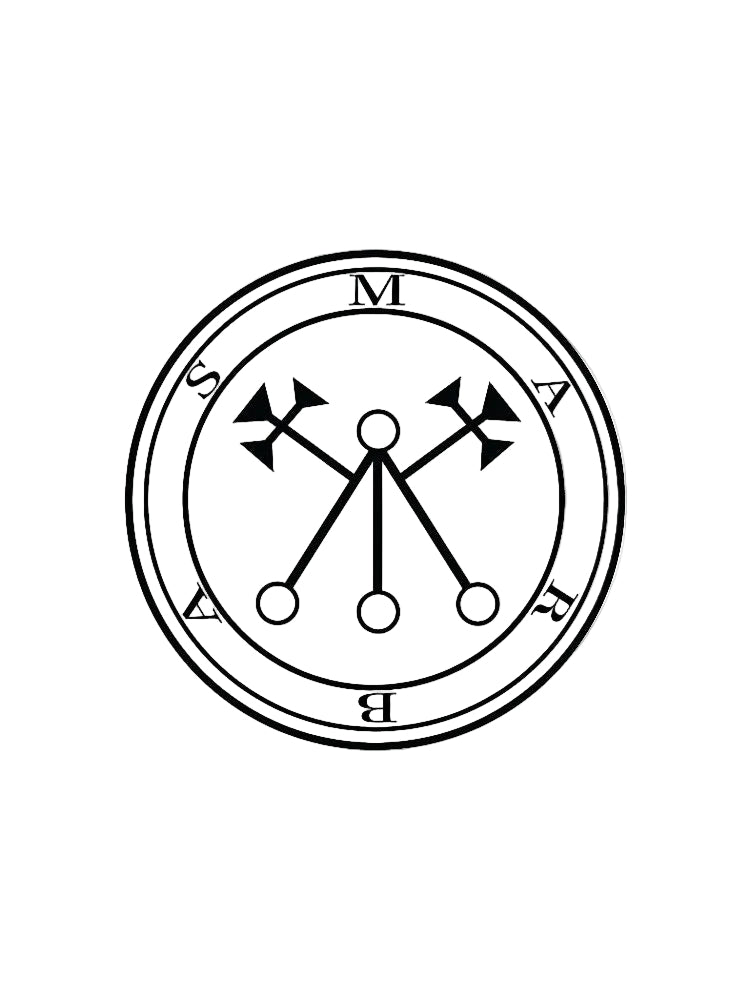 Sigil of Marbas Stainless Steel Necklace