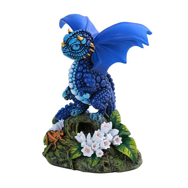 Blueberry Dragon Statue