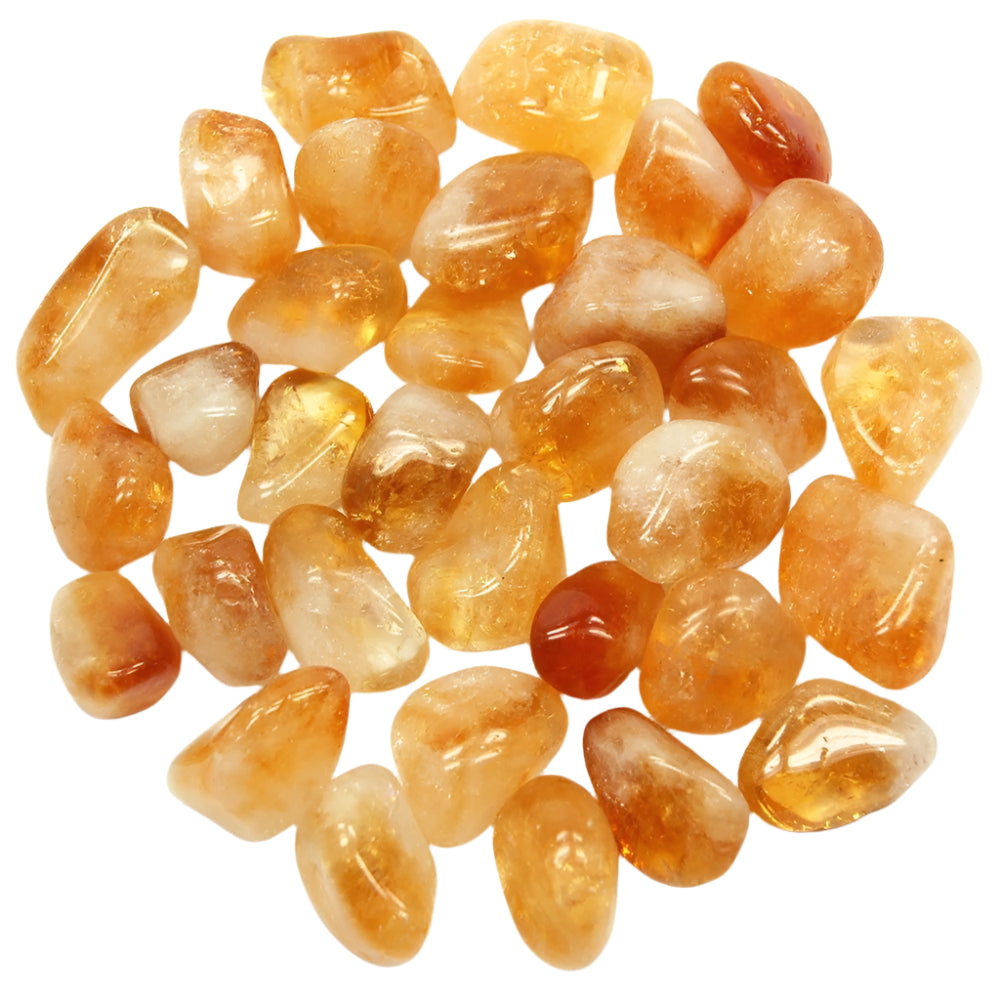 Citrine (Natural & Heat Treated) Tumbled