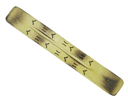10" Burnt Design Incense Burner
