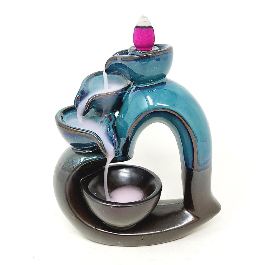 Heart Waterfall Backflow Incense Burner