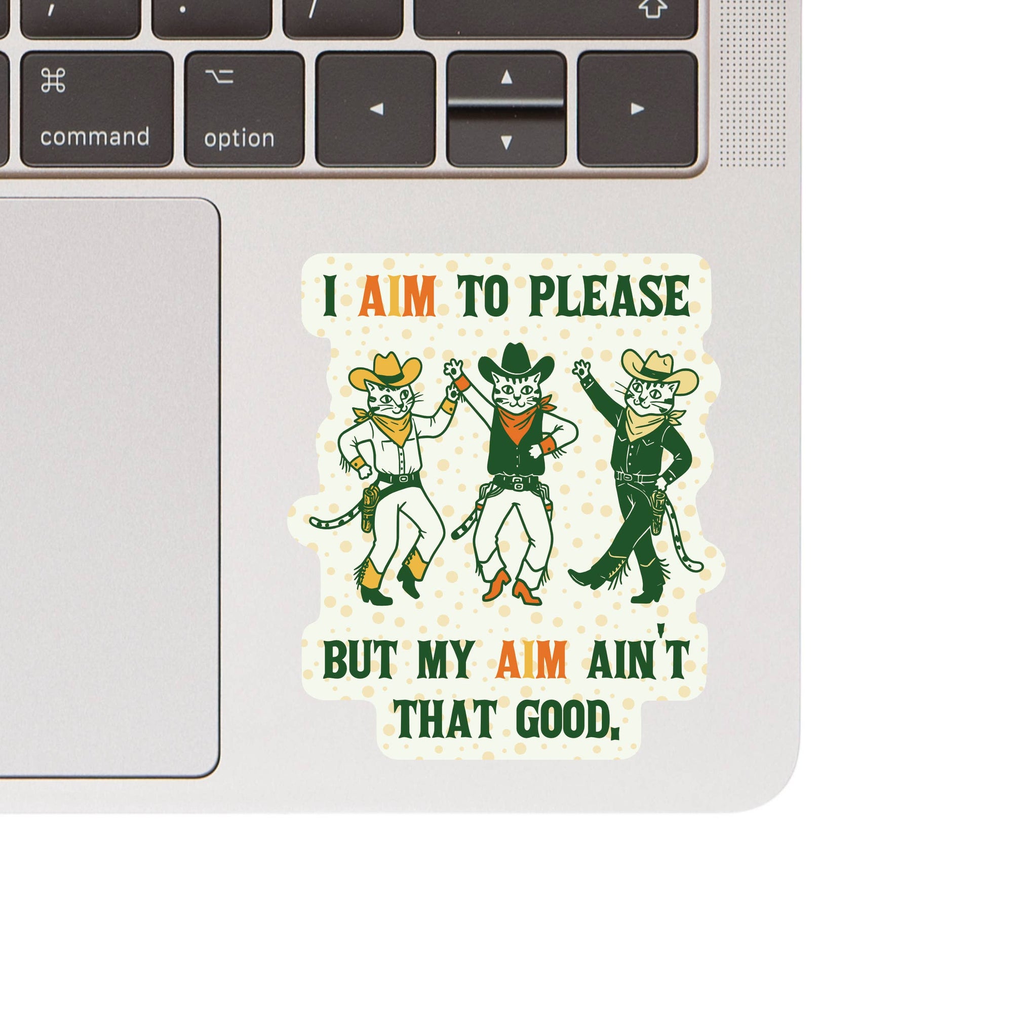 Cowboy Kitties High Quality Vinyl Sticker
