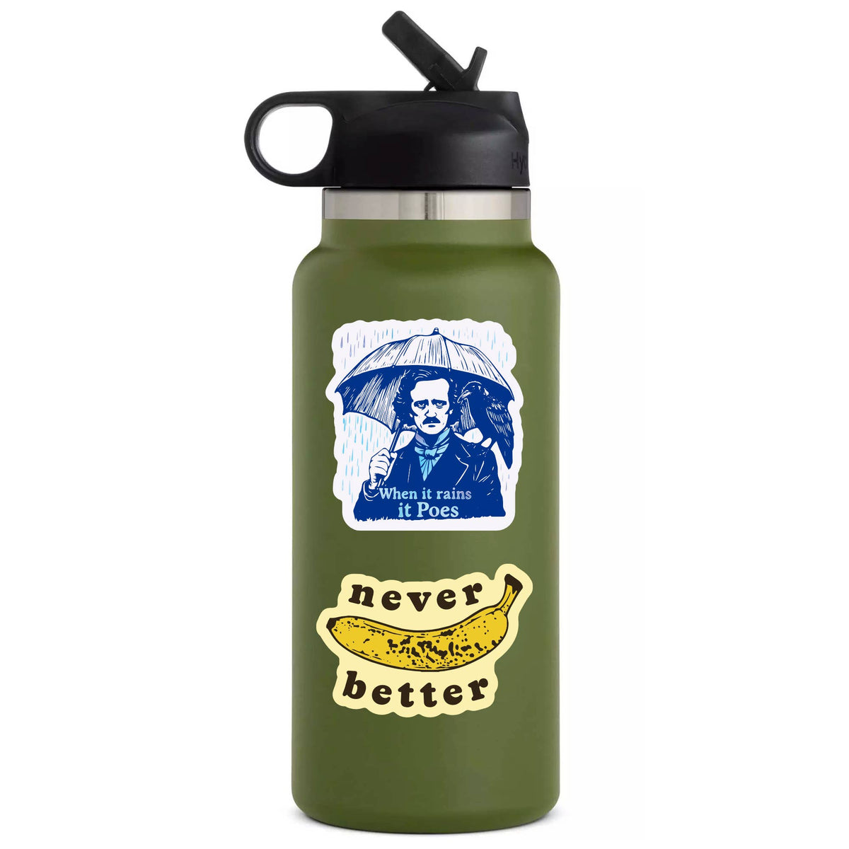 Edgar Allen Poe High Quality Vinyl Sticker