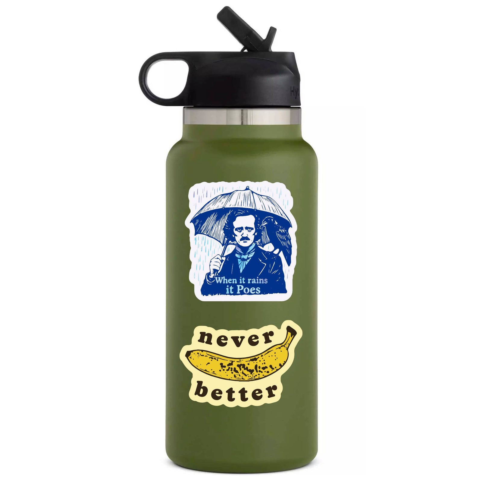 Edgar Allen Poe High Quality Vinyl Sticker