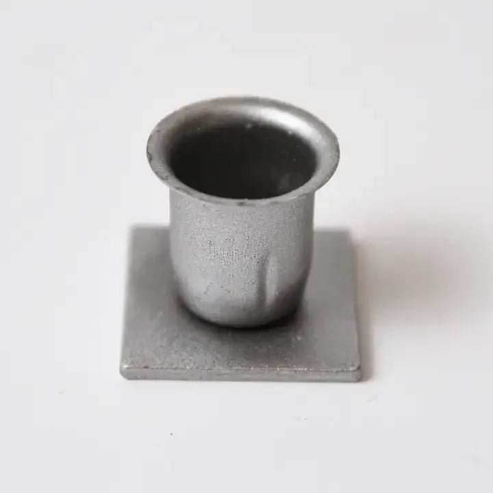 Silver Iron Square Taper Holder