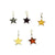 Butterscotch Amber Sterling Silver Star Pendant