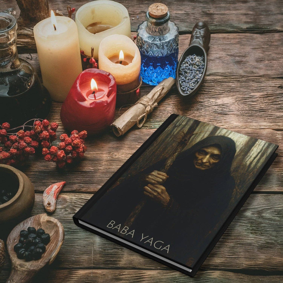Baba Yaga Witch Goddess Hardcover Journal