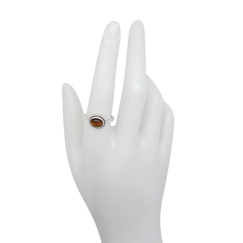 Tiger Eye Sterling Silver Ring