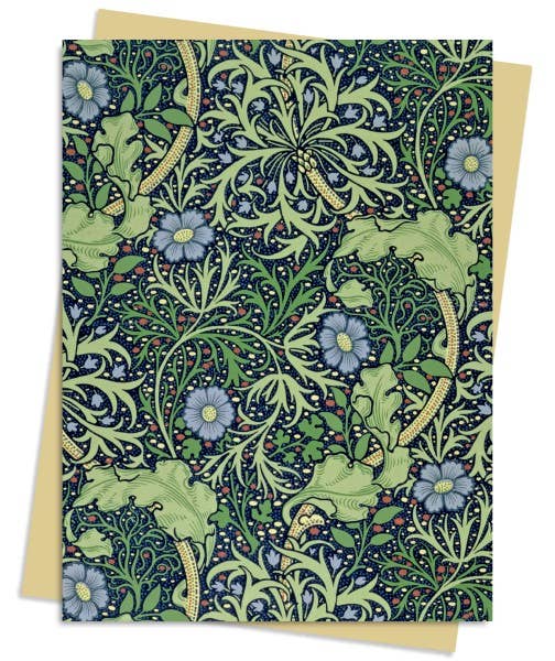 William Morris: Seaweed Wallpaper Greeting Card