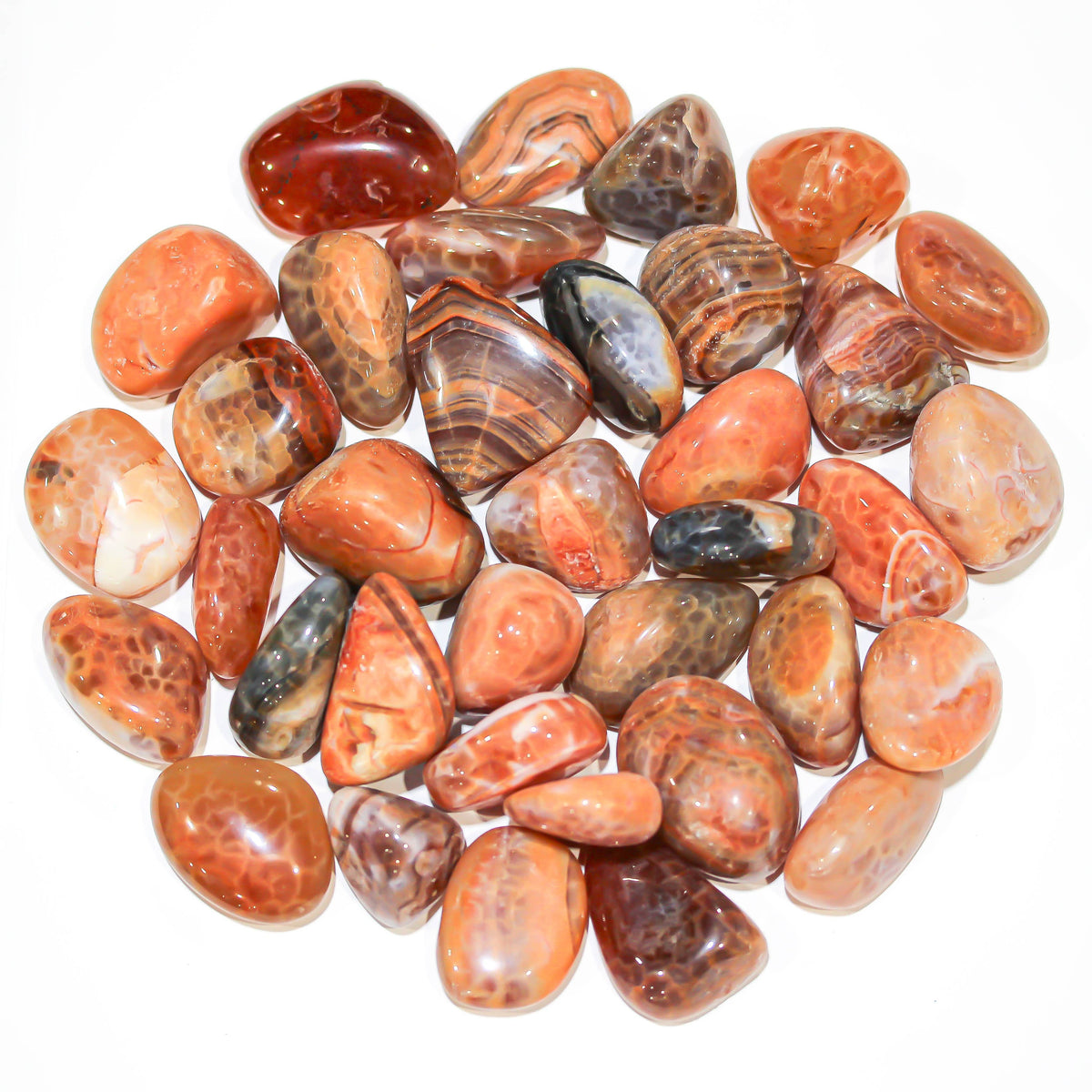 Fire Agate Tumbled
