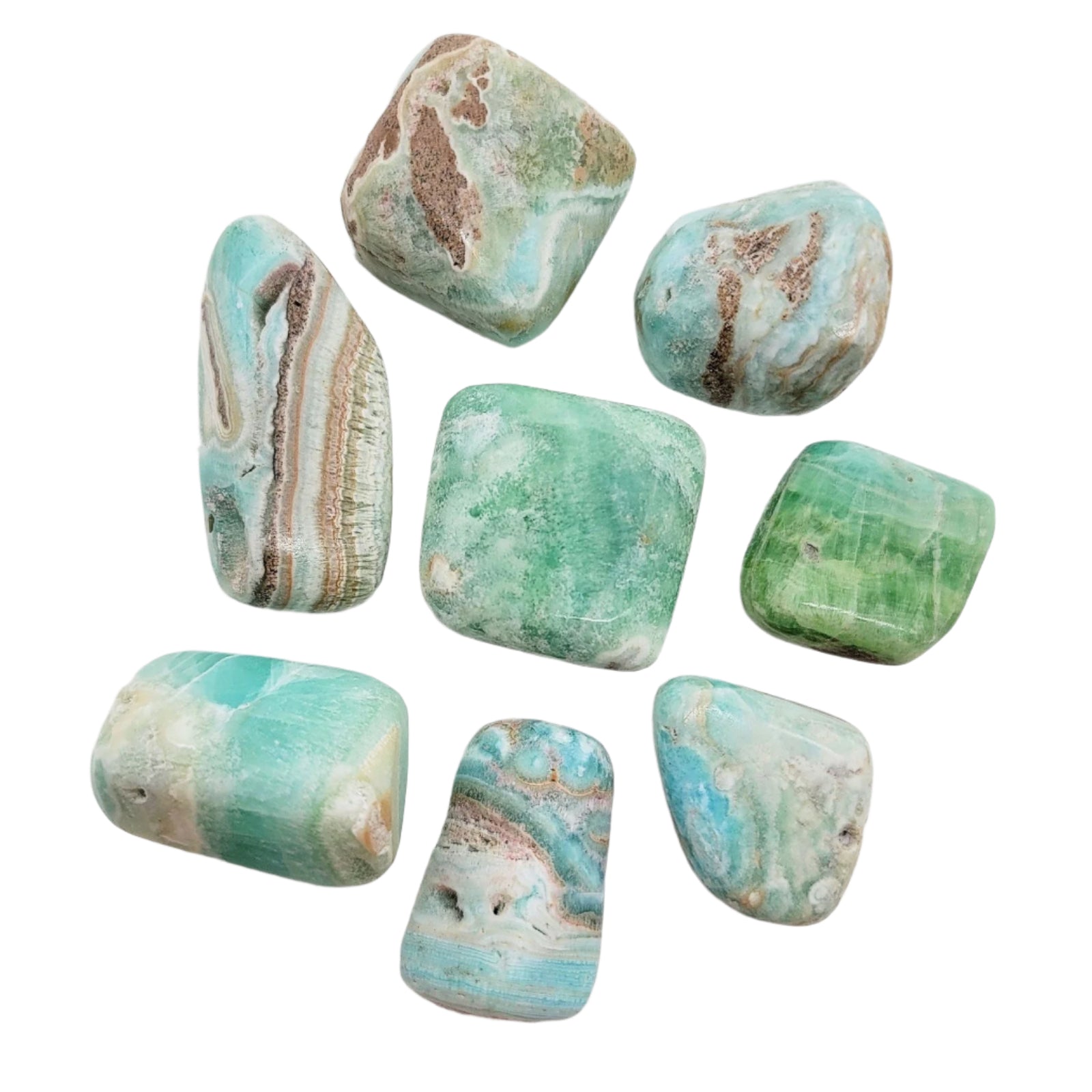 Caribbean Calcite Tumbled