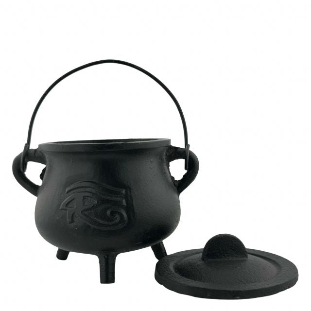 Cast Iron Pot Belly 4.5" Cauldrons with Lid