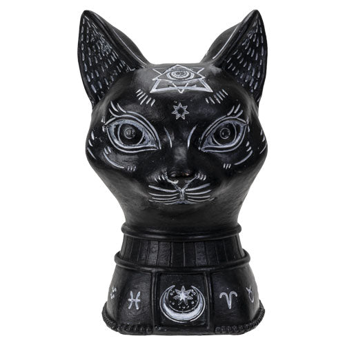 Black Esoteric Cat Head