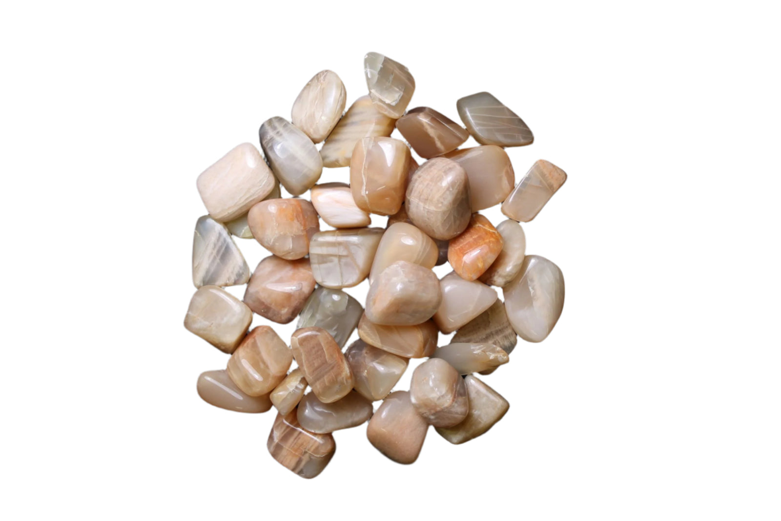 Peach Moonstone Tumbled