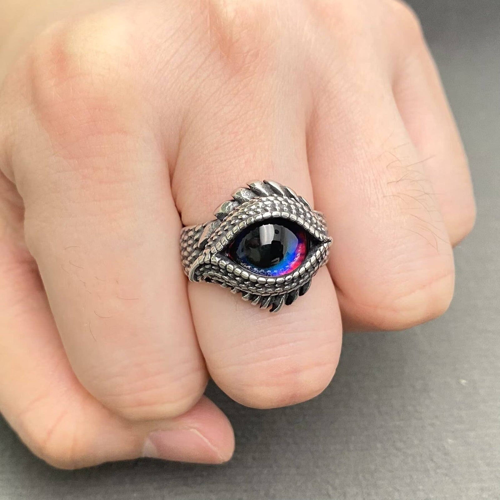 Dragon's Eye Stainless Steel Ring